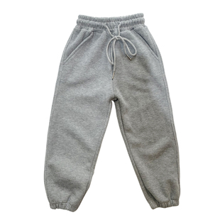 儿童裤子棉春秋季中小童宝宝休闲长裤男童运动裤宽松女童束脚卫裤