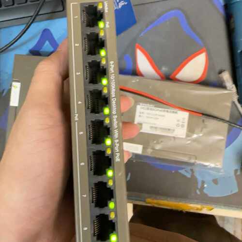 POE交换机ipcom  无电源八口百兆poe非常好用，全新