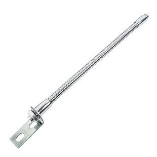 射灯壁灯墙壁固定底座七字片万向定型弯管软管鹅颈管灯具DIY配件