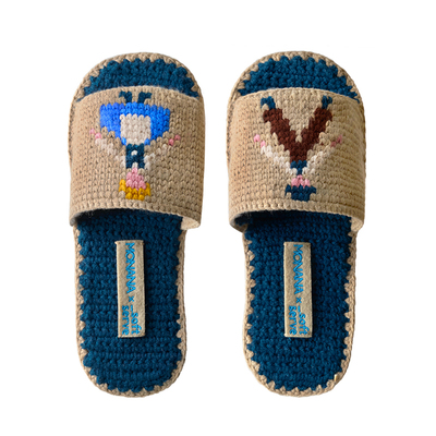 SoftServexMONANA手工毛线拖鞋