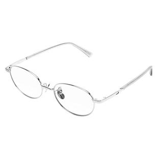 moody眼镜框椭圆复古金属钛架眼镜磁吸光学镜cici素颜明星同款女