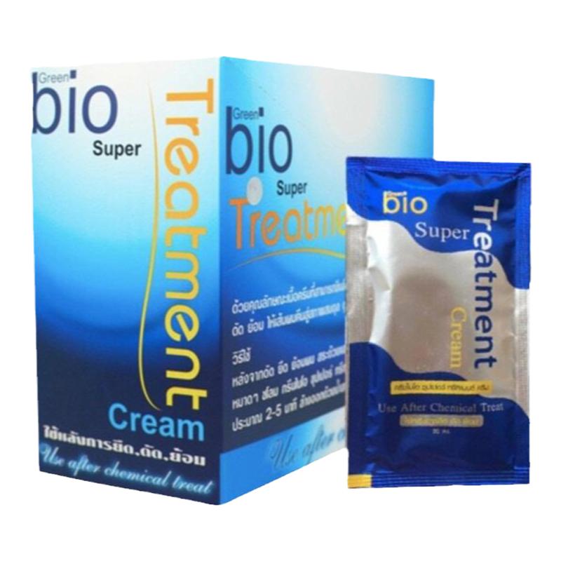 泰国7-11便利店同款蓝色发膜便携装 green bio 30ML滋润包邮