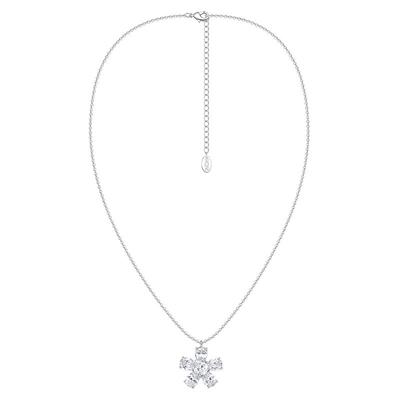 INCH EDITION璀璨星河水晶花朵项链设计感高端轻奢女锁骨链