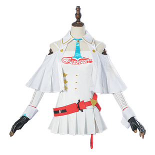 二月境 初音cos服赛车初音2023未来 MIKU游戏御宅短裙cosplay套装