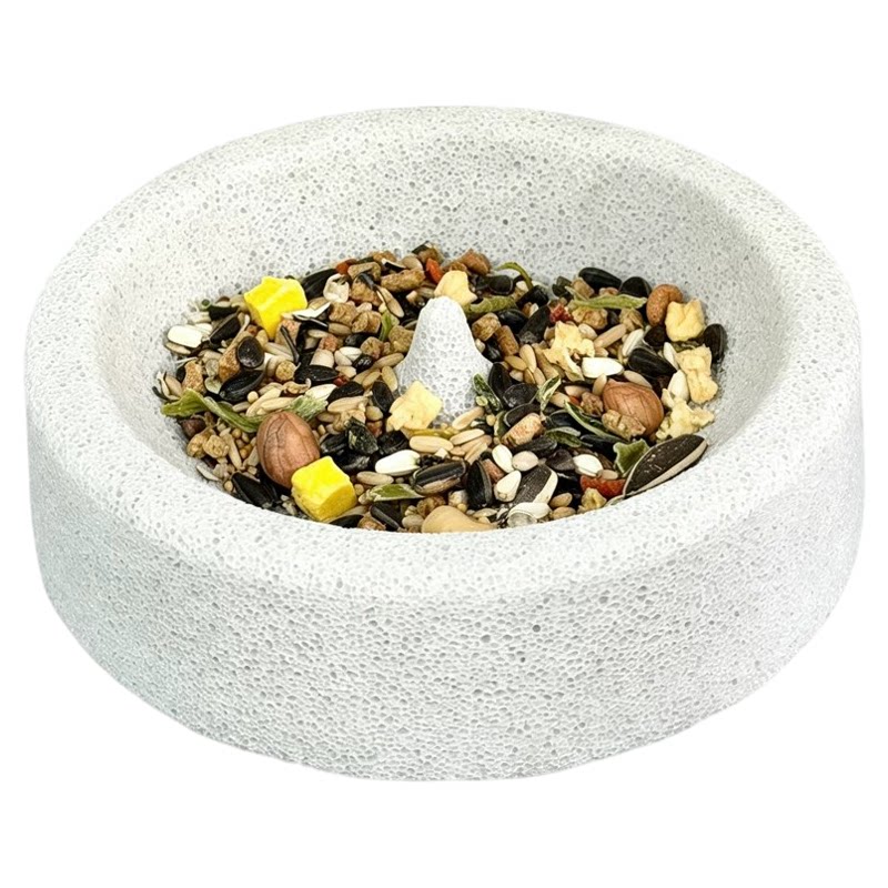鹦鹉火山石喂食饮水器防溅防翻