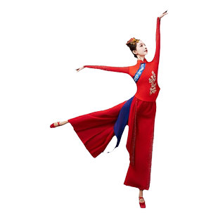 秧歌演出服套装2025新款古典舞扇子舞腰鼓舞九儿打鼓服统一表演服