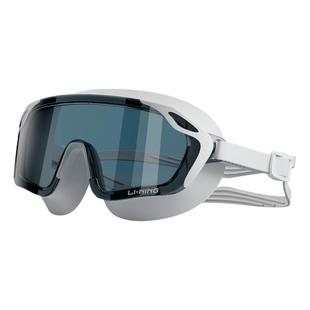 李宁泳镜高清防雾防水女士大框近视带度数男款泳帽套装备游泳成人