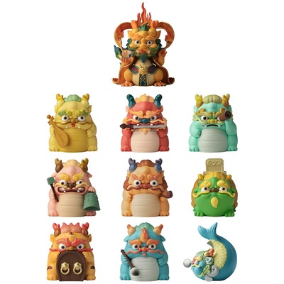 欢喜小将潮玩艺术品手办桌面