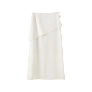 AMOR禾末“白昼梦”进口伊士曼醋酸背心无袖上衣直筒开衩半身裙