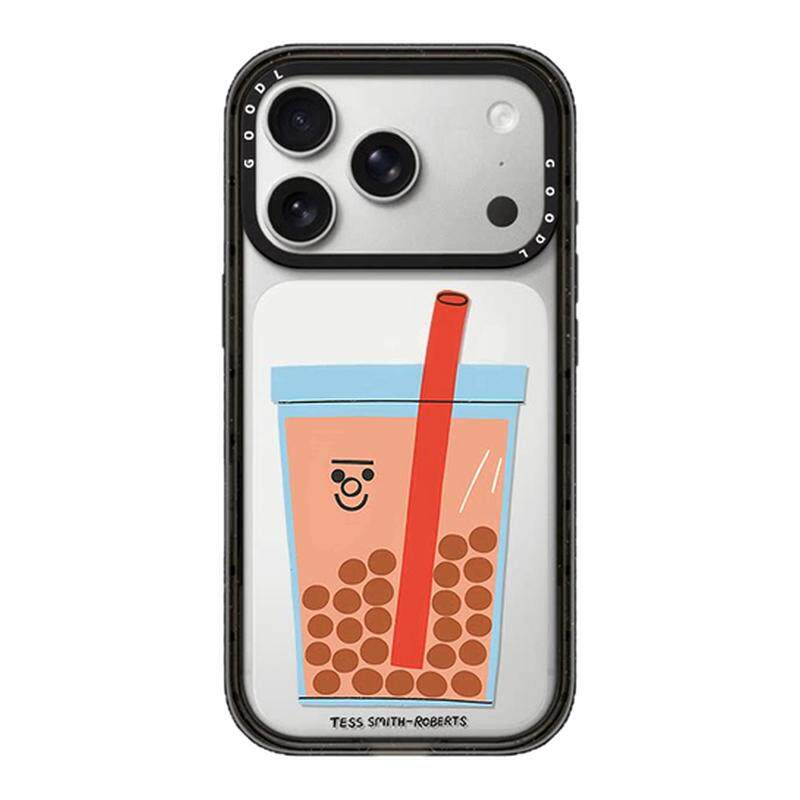 CASETiFiY联名Tess Smith-Roberts煎蛋奶茶适用苹果iPhone18pro/17ProMax/15磁吸16手机壳14华强北平替13潮女