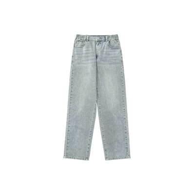 BODYDREAM BM新款重磅牛仔裤男款水洗做旧长裤宽松直筒裤休闲裤