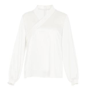 【蒋梦婕同款】花木深国风上衣女醋酸衬衫改良汉服中式内搭打底衫