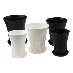 花一天堂高腰加厚塑料花盆高透多肉块根仙人球龙舌兰万象盆控根盆