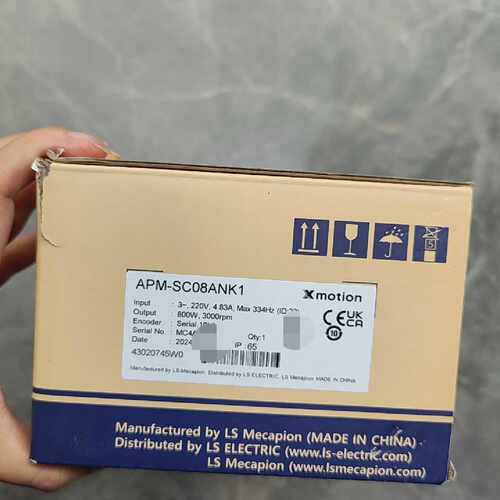 溢价-LS伺服电机APM-SC08ANK1，800W功