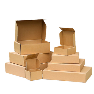 特硬 内径长12至35 宽6至11高2至5飞机盒3层牛皮纸盒长扁薄包装盒