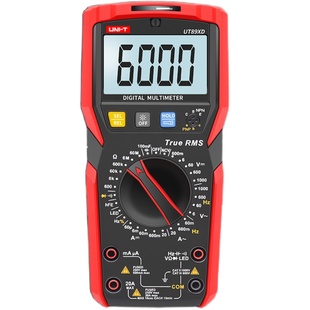 优利德UT89XD智能NCV万用表数字手动量程高精度电工万能表测量LED