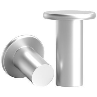 铝平头实心铆钉平帽铆钉GB109手打敲击式柳钉平卯M2M3M4M5M6M8mm