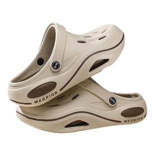 回力官方旗舰店洞洞鞋新款男款防滑防臭夏季沙滩拖鞋厚底男士凉鞋