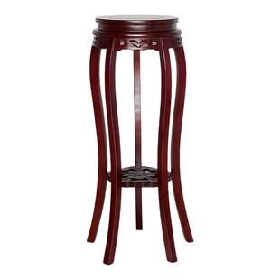 实木花架客厅中式摆件置物架酒坛荷花缸鱼缸底座大号花瓶盆景架子