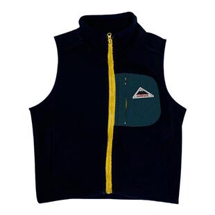 山系户外2026秋冬季儿童摇粒绒马甲男童女童保暖外穿背心加绒坎肩