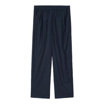 kleeklee环保棉丝棉梭织布锥裤