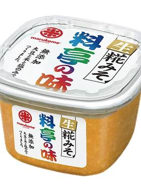 日本marukome玛露蔻美料亭之味生米花味噌酱原装赏味期2027/05/08