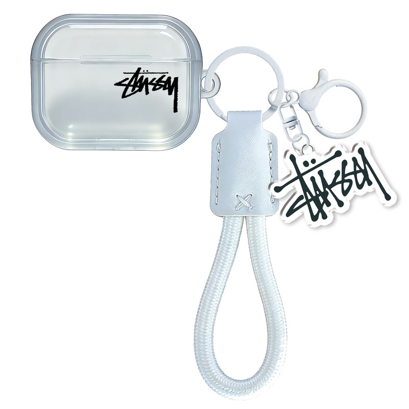 潮牌标签适用苹果AirPodspro2耳机壳airpods2/3/4耳机保护套airpodspro3个性创意时尚无线蓝牙彩色相框耳机壳