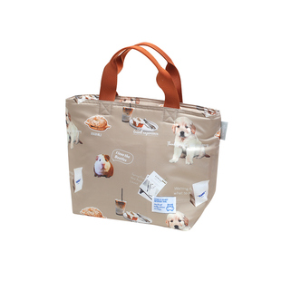 日式手提饭盒袋子保温午餐包小学生带饭饭盒包便当袋手提包便当包