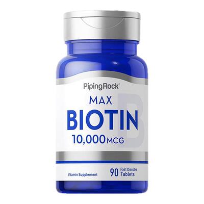【10000mcg高含量】生物素防脱发