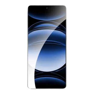 适用真我GT6钢化膜无白边全透明无孔无黑边非全屏realmeGTneo5手机屏幕保护贴膜高清高透弧边丝滑感防指纹摔