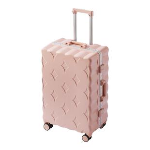 袋鼠行李箱可上飞机20寸登机女2026新款拉杆旅行拉链款24密码22