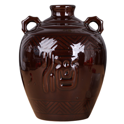 创意大师复古土陶酒坛