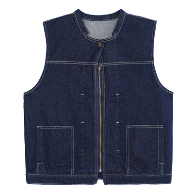 YUZI牛仔马夹舒适挺括百搭马甲