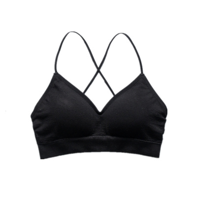 测试推荐抹胸螺纹棉细带美背