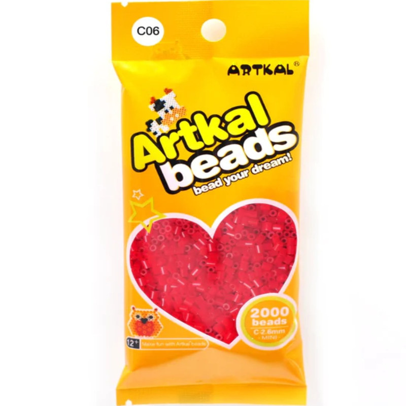 ARTKAL创意融合豆diy像素软豆拼豆2.6mm补充包优肯色号
