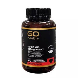 新西兰直邮高之源辅酶Q10胶囊400mg 60粒心脏心脑血管Go Healthy