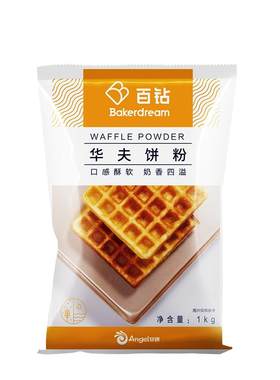 百钻华夫饼粉捏捏松饼粉无需配粉