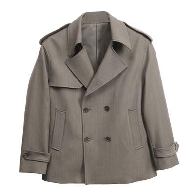 老钱风高级感短款风衣男外套