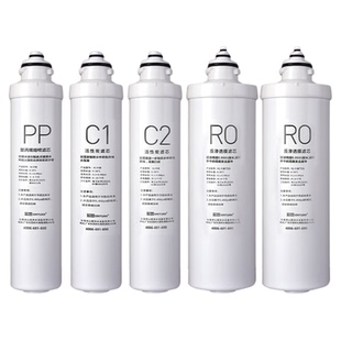 芯园适用美的净水器滤芯F1全套MRO201A-4 211-4 MRC1796A-400G