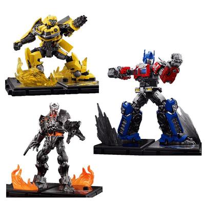 布鲁可积木人变形金刚擎天柱模型