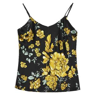 2025年夏装Outlets专柜 ZJ系列含醋纤印花上衣潮流百搭背心吊带女