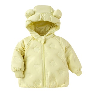 巴拉巴拉婴儿羽绒服儿童轻薄外套男童女童上衣2025冬季新款童装潮