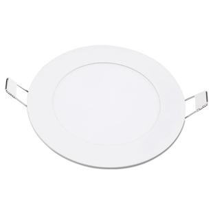 超薄led方形面板灯嵌入式天花灯12W圆形中性光开孔18公分洞灯