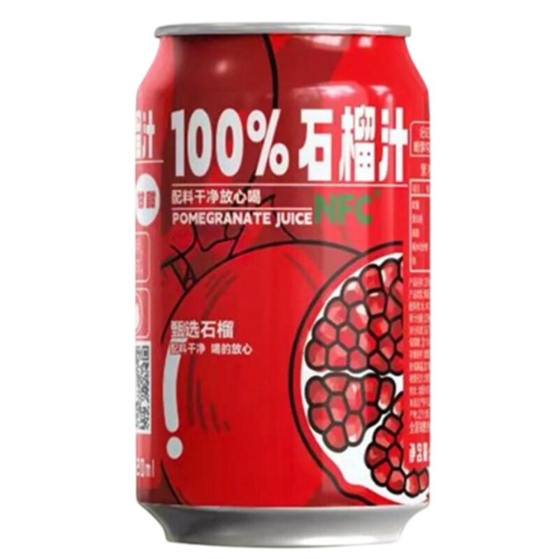 百分百nfc纯石榴汁新疆特产新鲜番石榴果汁饮料官方旗舰店商用箱