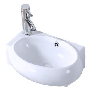 迷你小号洗手盆家用洗漱台阳台手池挂墙式不锈钢支架陶瓷洗脸面盆