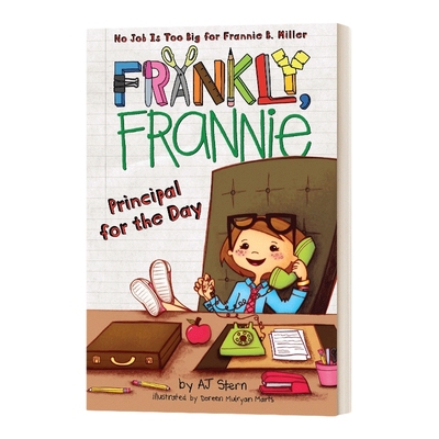 英文原版 Frankly  Frannie Principal for the Day 坦率点 弗兰妮5 英文版 进口英语原版书籍儿童全英语书