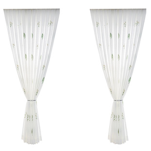 窗帘免打孔安装伸缩杆一整套纱帘遮挡帘隔断帘透光不透人飘窗窗纱