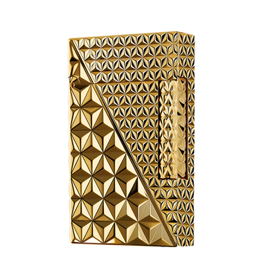 [圣诞礼物]S.T.Dupont法国都彭Ligne2朗声cling火焰菱纹火机都澎