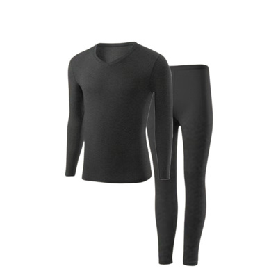 红豆居家莫代尔情侣发热保暖内衣