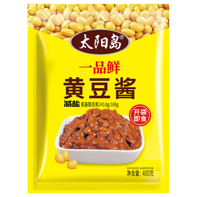 太阳岛一品鲜减盐黄豆酱